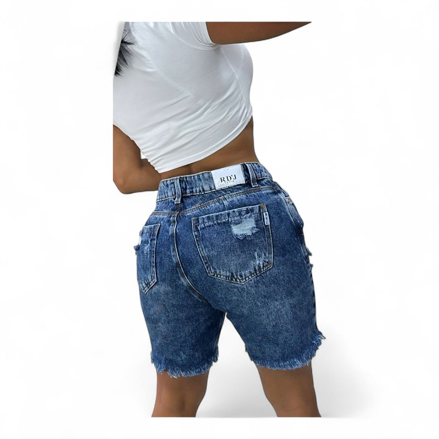 Dark Tone Torero Shorts with Sparkles