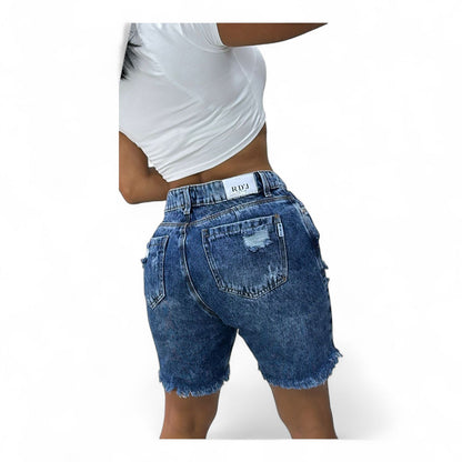 Dark Tone Torero Shorts with Sparkles